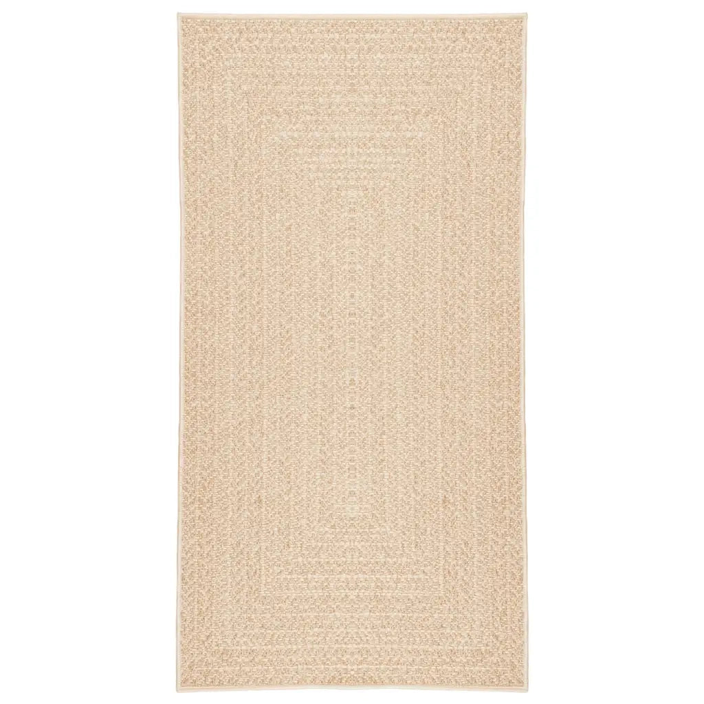 vidaXL Tappeto ZIZUR Beige 60x110 cm Aspetto Iuta Interni ed Esterni
