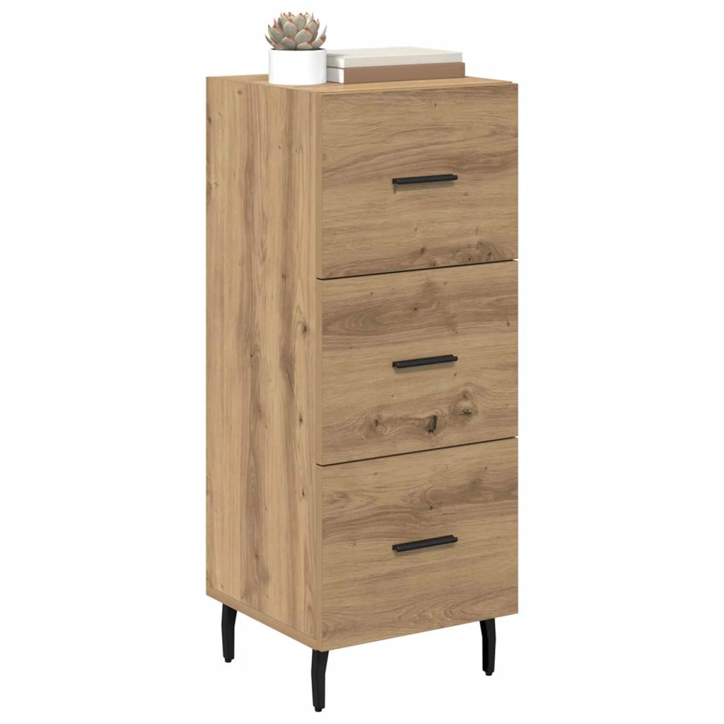 Credenza rovere artigianale 34 x 34,5 x 90 cm Legno multistrato 881577