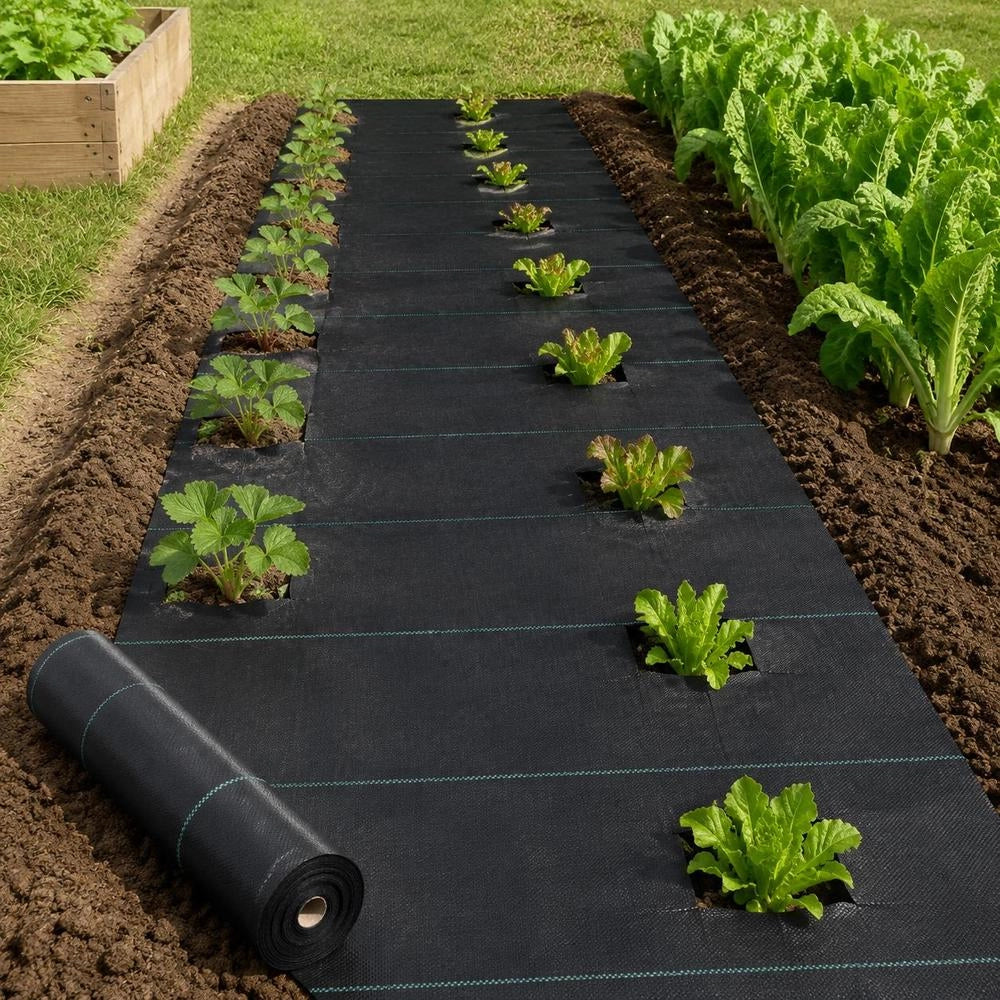 Weed Control Fabric, Black, 1 X 25 M PP