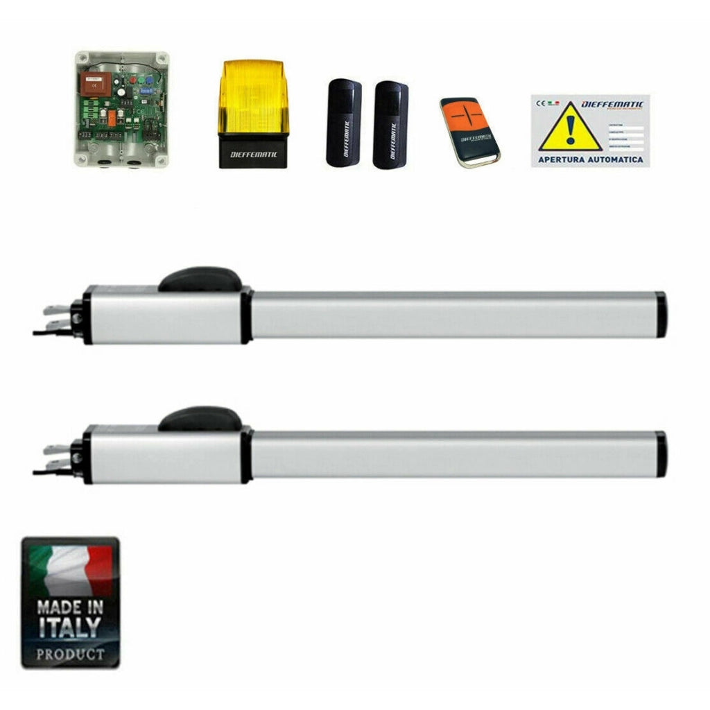 KIT CANCELLO AUTOMATICO BATTENTE SI ADATTA A FAAC LEADER 402 230V CBC PH1 240
