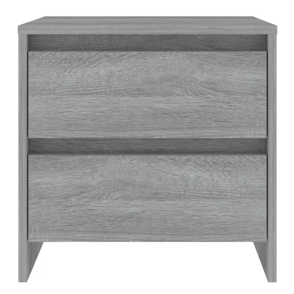 Comodini 2 pz Grigio Sonoma 45x34,5x44,5 cm in Truciolato 813041