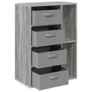 Credenza | Madia | Buffet da pranzo | Armadio da pranzo con cassetto Grigio Sonoma 60 x 33,5 x 84 cm