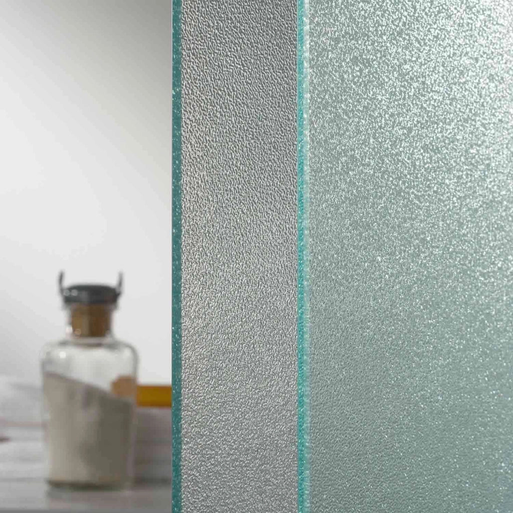 Box Doccia 3 Lati 90x100x90 cm 1 Anta a Libro in Cristallo Opaco 6mm H198 Fosterberg Fyn Trio