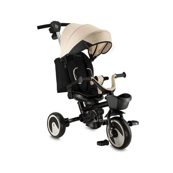 Triciclo momi rotr00013 ivi pieghevole evolutivo 3 in 1 beige