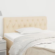 Testiera Crema 90 x 7 x 78/88 cm in Tessuto 346317