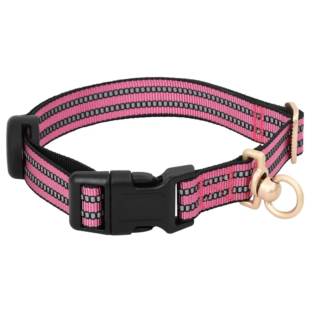 vidaXL Pettorina per Cani con Guinzaglio e Collare Regolabile Rosa L