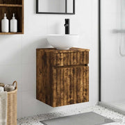 Mobile lavabo da parete Rovere Fumo 39 x 35 x 63 cm 890547