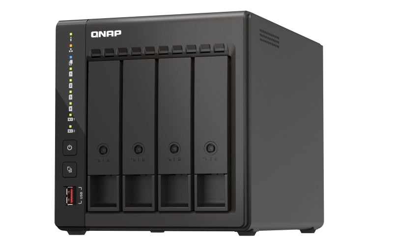 Qnap ts-453e nas tower intel® celeron® j6412 8 gb 0 tb qnap qts nero - TS-453E-8G