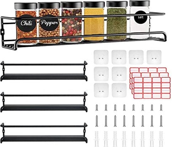 Opificio per Cucina, Qualità Premium, Raccoglitore di Spezie, Supporto per Spezie, Organizzatore per Piante di Spezie per Cucina.