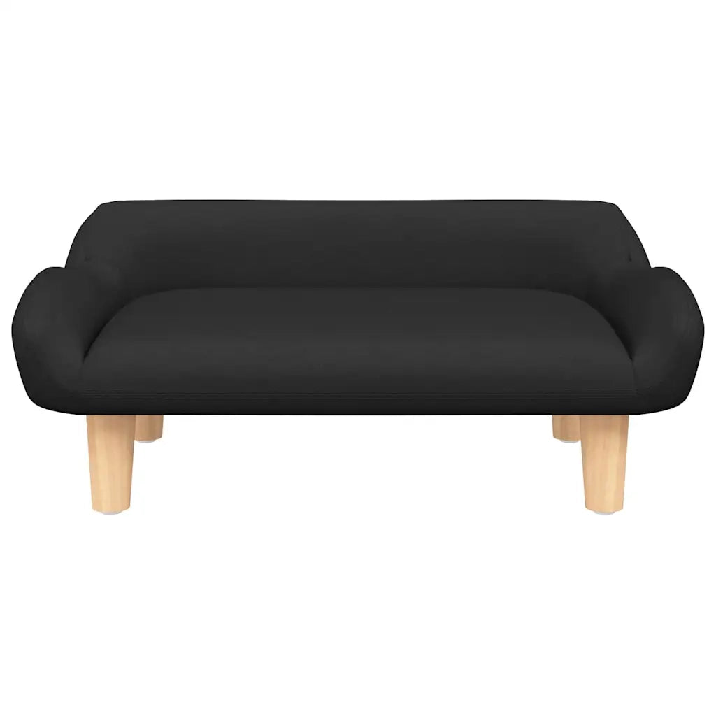 Lettino per Cani Nero 70x40x24 cm in Tessuto CFW9844941