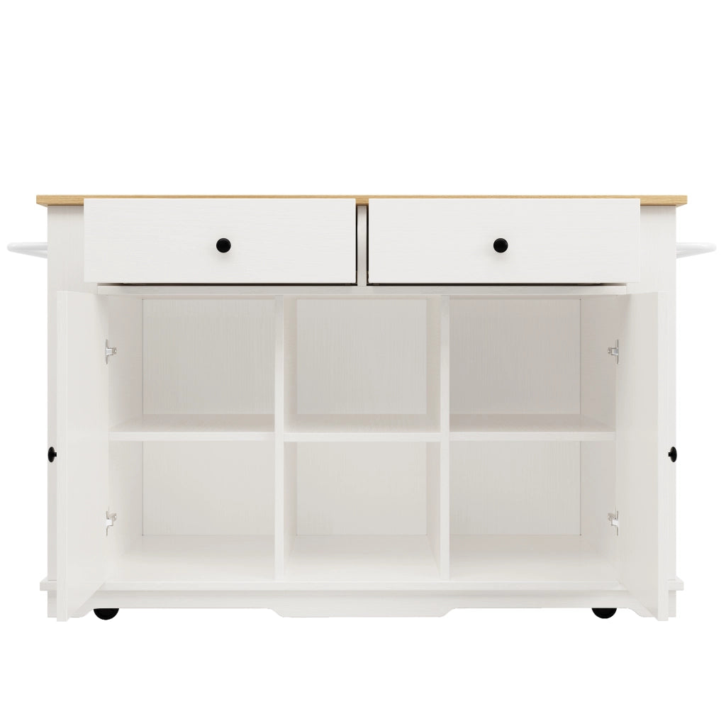 Tavolo da Cucina con Buffet Allungabile ¨C MINIMAL ¨C Bianco, Piano in Legno
