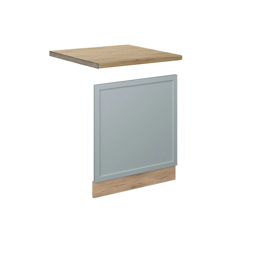 Vicco Pannello frontale Blu-grigio chiaro 60 cm , PL Rovere