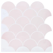 Piastrella a scaglie di pesce 10 pcs Rosa chiaro 30 x 30 cm