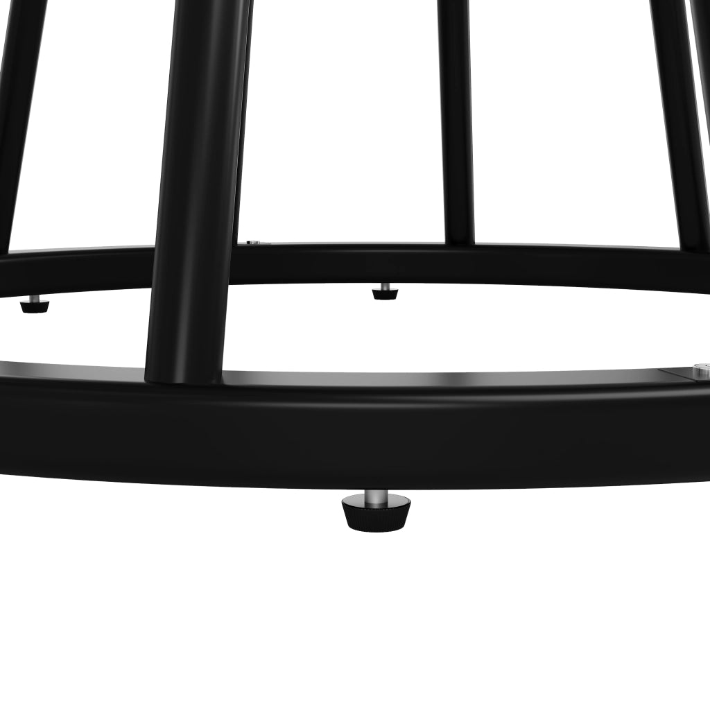 Tavolo da pranzo rotondo con piano in MDF effetto marmo struttura in metallo con ripiano per cucina e soggiorno 100 × 100 × 76 cm