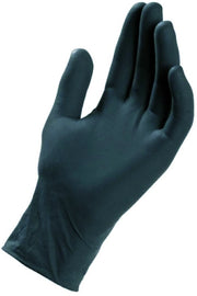 GUANTI MONOUSO IN NITRILE BLACK NITRO DPI 3 CF.100 PZ Col. Nero tg. 7/7,5 (M)