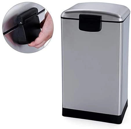 Pattumiera a pedale in acciaio inox da cucina 30 L 12_0000916