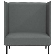 Divano | Divano da soggiorno | Sofa alto 101cm Grigio scuro Tessuto