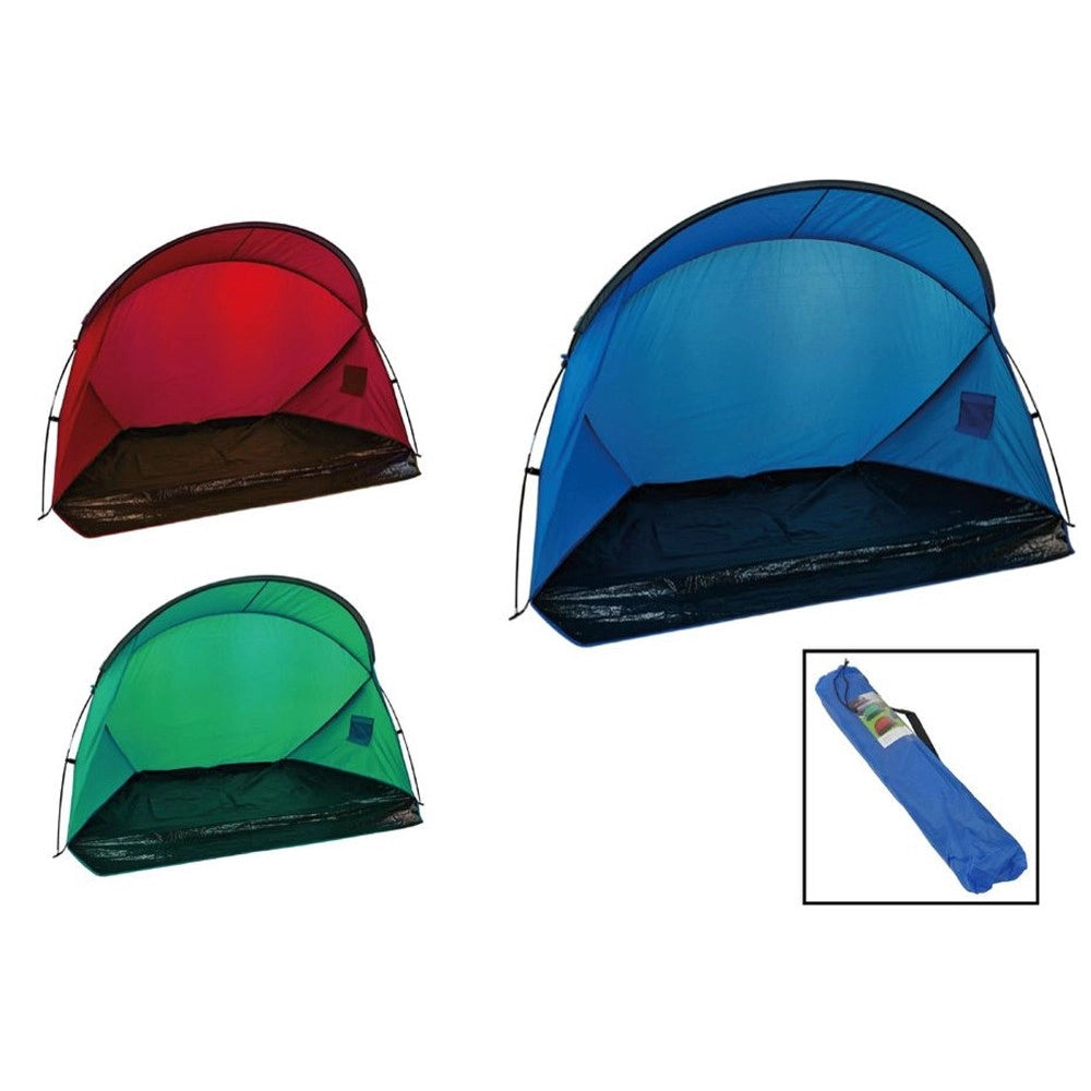 Trade Shop - Tenda Da Spiaggia Paravento Parasole Leggera Con Borsa Trasporto 215x145x130cm 206405 -