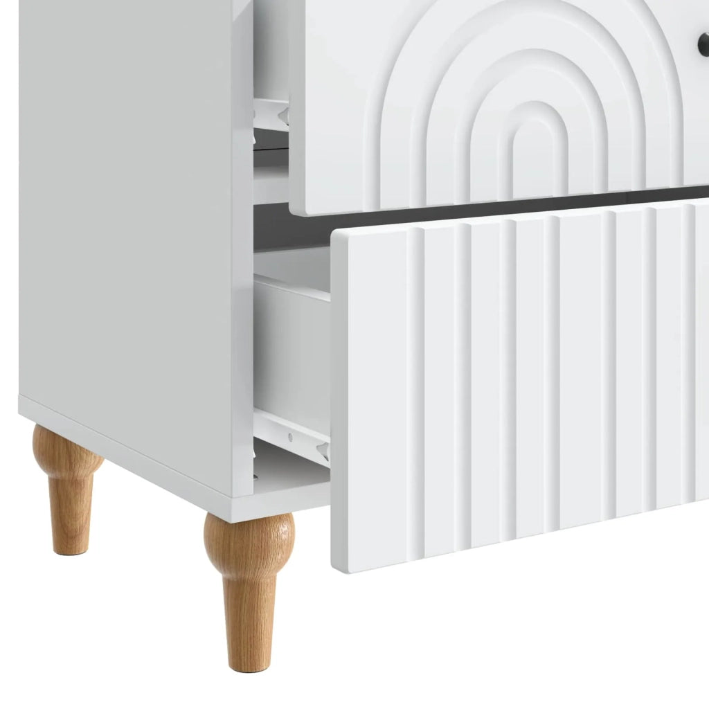 Armadio da Notte Bianco 62 x 34,5 x 48 cm Legno ingegnerizzato 894085