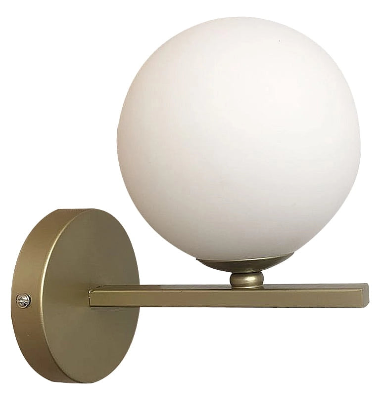 Applique Candellux KAMA ottone/bianco G9 28W IP20 21-73419