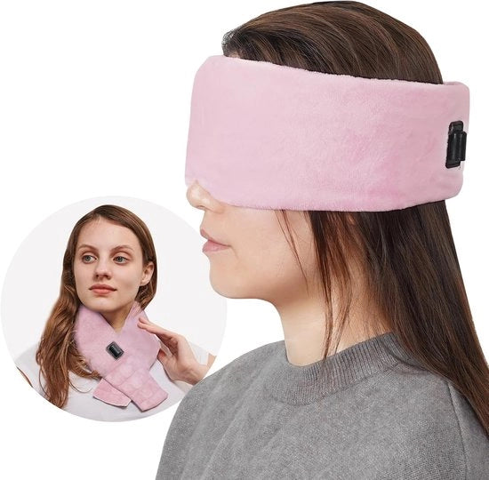 Occhialini per il sonno elettrici - 5 livelli - Giallo - Occhialini elettrici per il sonno - Occhialini per il sonno circolari - Sonno - Occhi secchi