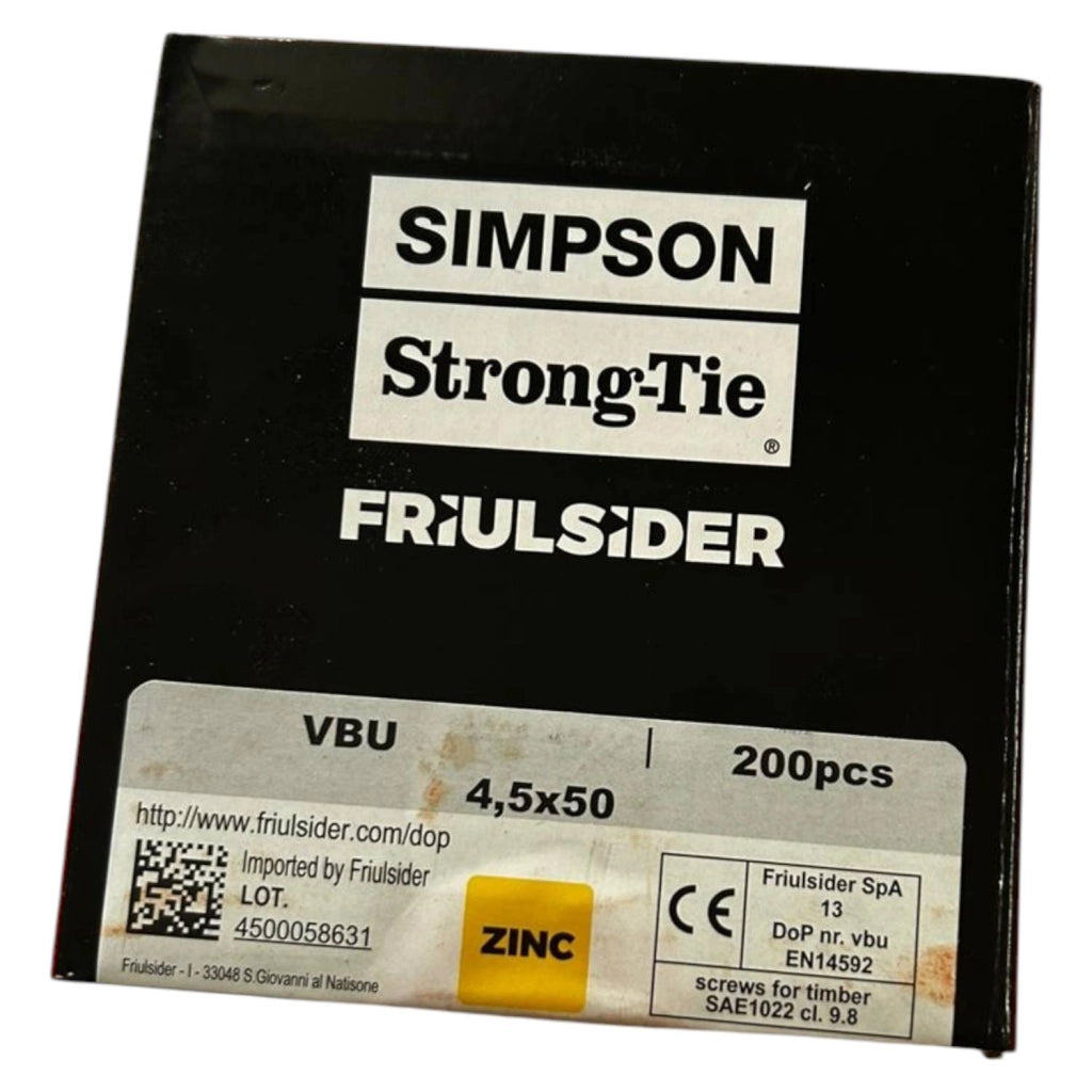 VITI PER TRUCIOLARE ZINCATA GIALLA 4,5X50 200 PEZZI