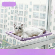 Hangmat per finestra per gatti - 35*55cm - per gatti per sedersi - hangmat per animali domestici con morsetto - comoda, duratura, robusta, grande superficie - nido per gatti per quattro stagioni - nido per gatti appeso con morsetto