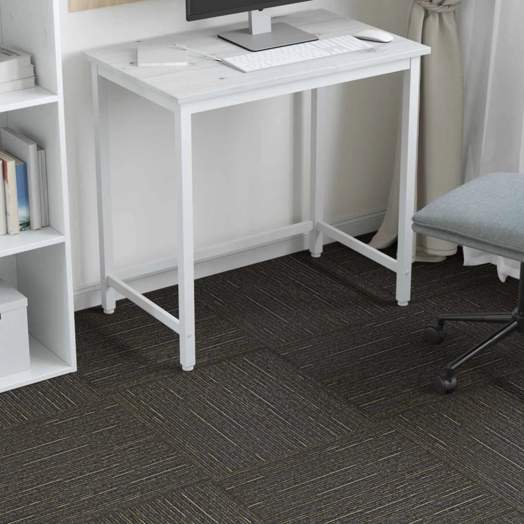 Piastrella per Tappeto Striato Marrone Chiaro 50 x 50 cm 20 pz CFW9329193