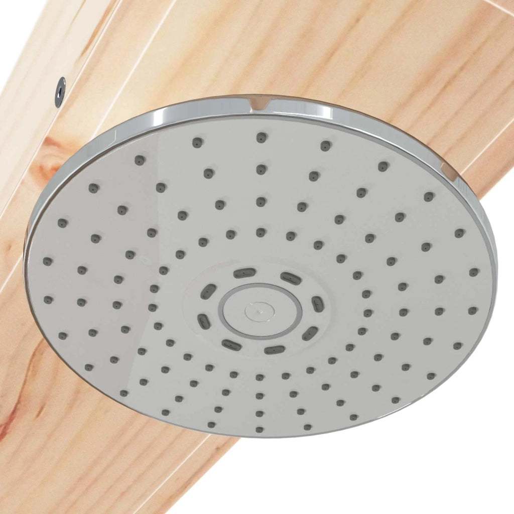 Doccia da esterno 210 cm Legno massello di pino e acciaio inox 886356
