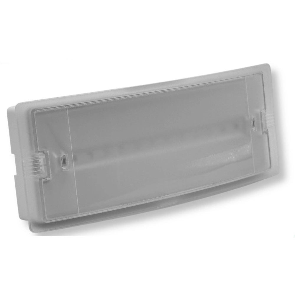 Trade Shop - Lampada Led Di Emergenza Da Esterno Interno Anti Blackout 1.5w Ip65 Luce 6500k Lt-49312 -