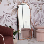 Berat, Specchio Cornice Sagomata, 55x150h cm Rosa