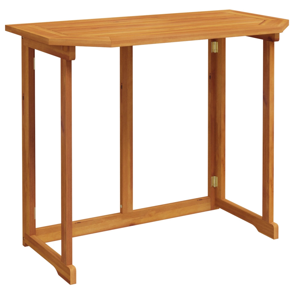 Set da pranzo da giardino 4 pezzi in legno di acacia massello