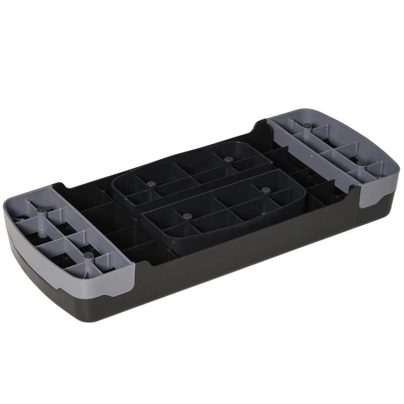 STEP FITNESS PER ALLENAMENTO A CASA E PALESTRA, IN PP CON ALTEZZA REGOLABILE 10CM E 15CM, 68X29CM NERO E GRIGIO