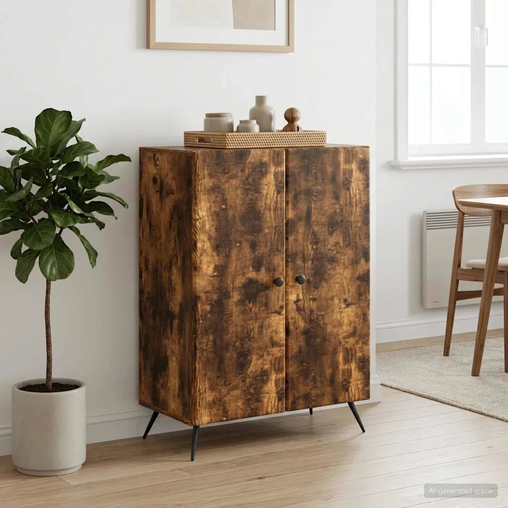 Credenza Rovere Fumo 66 x 34,5 x 90 cm Legno ingegnerizzato 895510