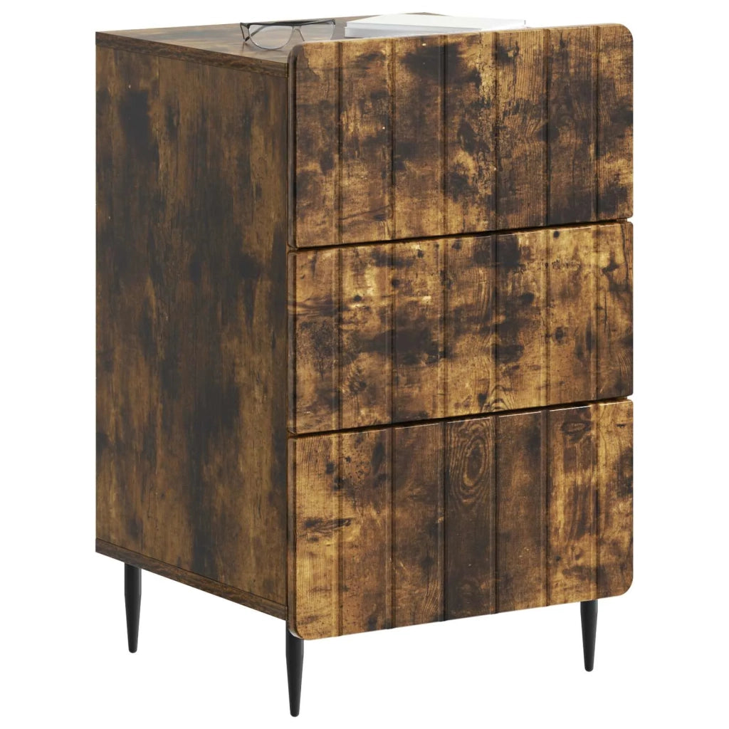 Armadio da Notte con cassetto Rovere Fumo 43x 41 x 68 cm 894330