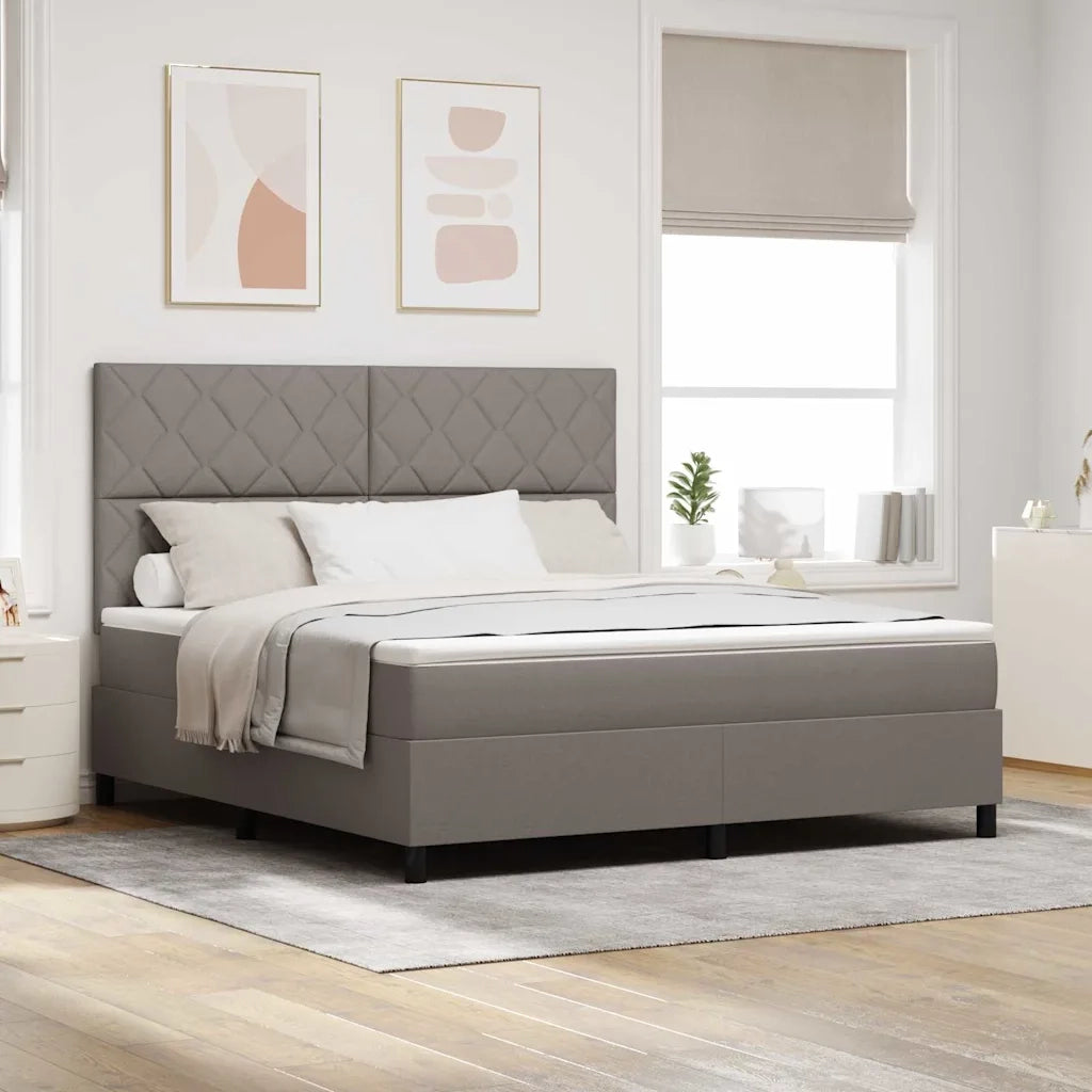 Letto a molle con testiera Talpa 180 x 200 cm Tessuto 3339487