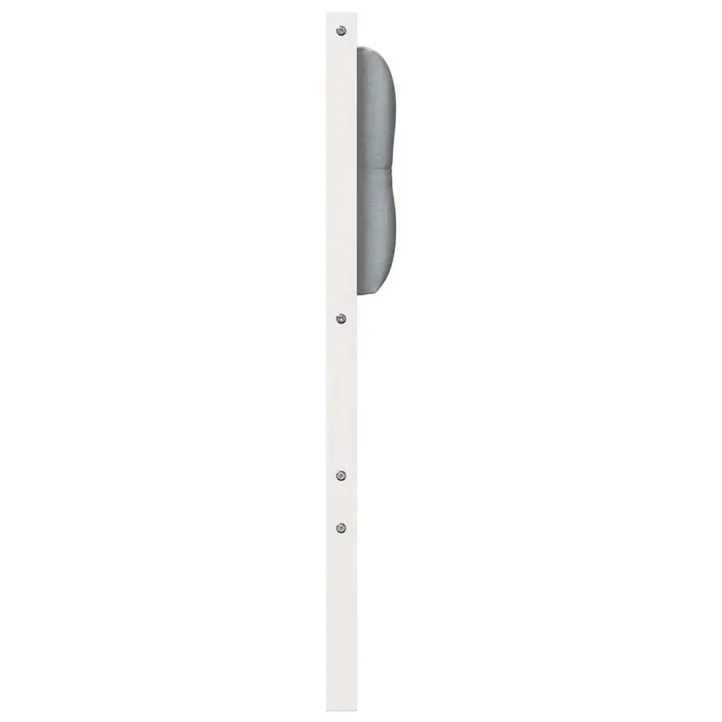 Testiera Bianco e grigio chiaro 180 cm Legno di pino massello 878998