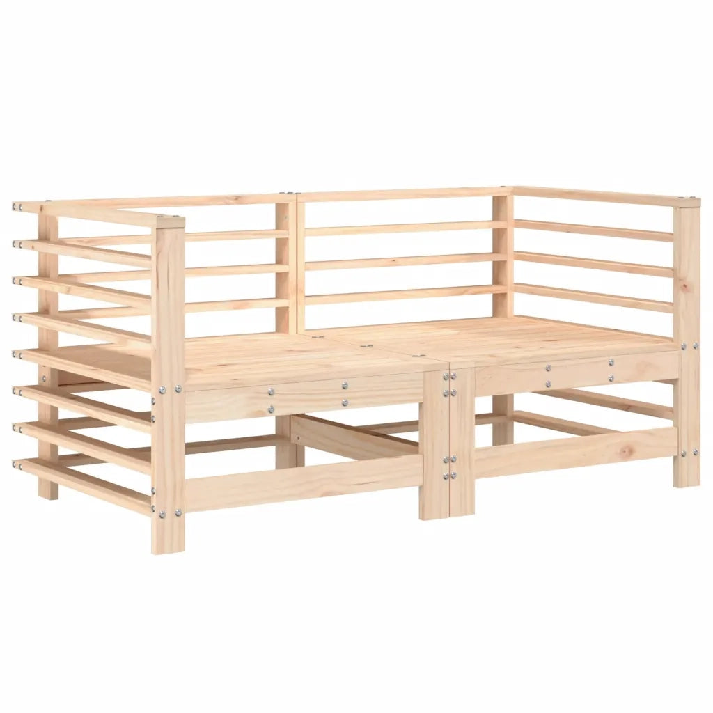 Set Salotto da Giardino 7 pz in Legno Massello di Pino 3186438