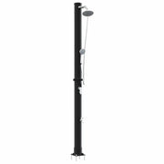 Doccia Solare da Esterno Nero 217 cm PVC e Alluminio CFW9295640