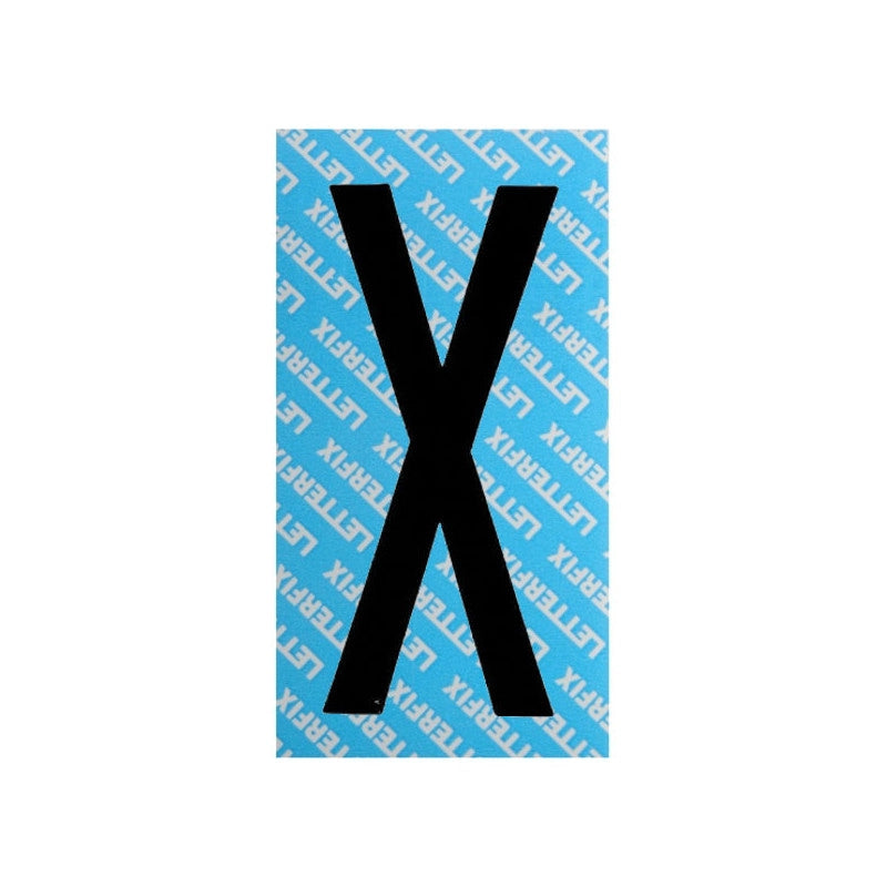 Lettera Adesiva Nero Serie T80 X Letterfix