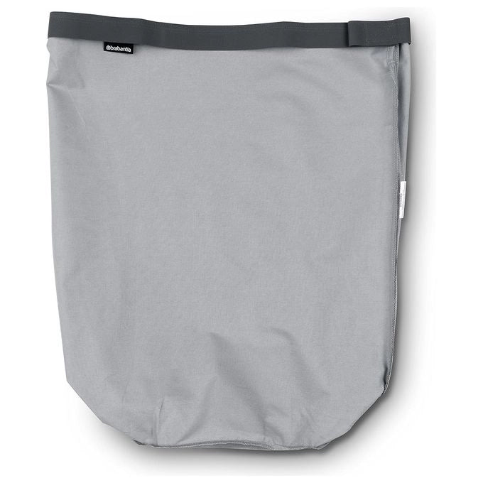 Brabantia 102325 Sacco Ricambio Cesto Portabiancheria 35 L 100% Cotone Lavabile in Lavatrice colore Grigio