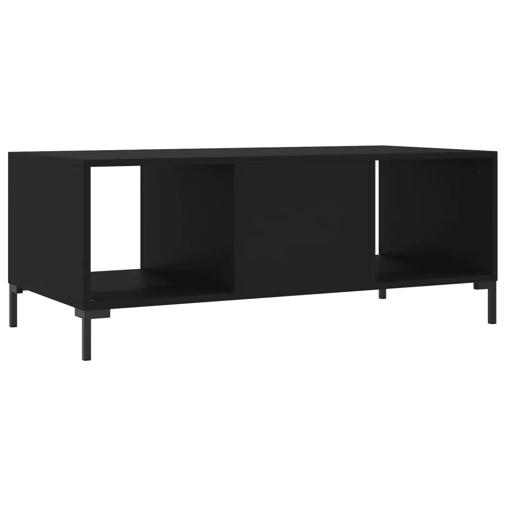 Tavolino da salotto | Tavolino da caff¨¨ | Tavolino da Soggiorno Nero 102x50x40 cm in Legno Multistrato