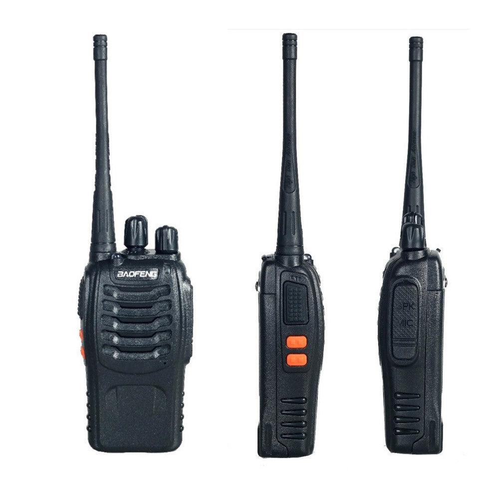Trade Shop - Ricetrasmittente Pmr Radio Uhf 400-470 Mhz Walkie Talkie Cuffie -
