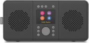 ELAN CONNECT+ - Radio Internet stereo multifunzione con DAB e Bluetooth 4.2 (DAB/DAB+ radio digitale, radio FM, Internet Radio, display TFT, 20 preset, streaming musicale, podcast) Nero carbone