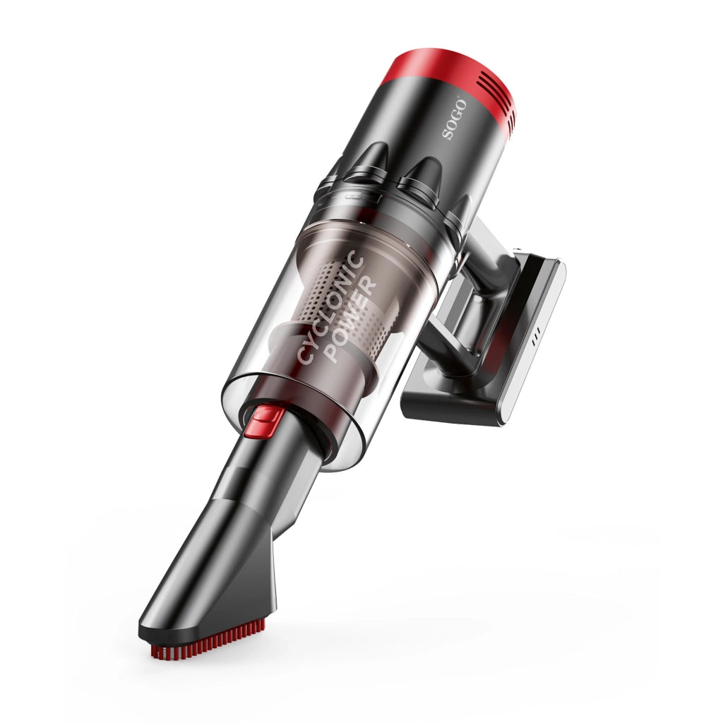 Aspirapolvere scopa elettrica ricaricabile senza fili, batteria litio 25.9V 2500mAh, motore brushless 350W, filtro HEPA - SOGO