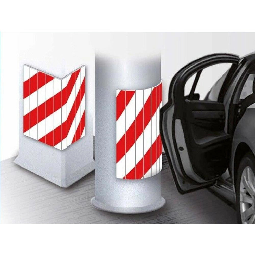 Trade Shop - Pannello Adesivi Antiurto Per Garage Box Modulabile Paraurti Auto 32 X 40 Cm -