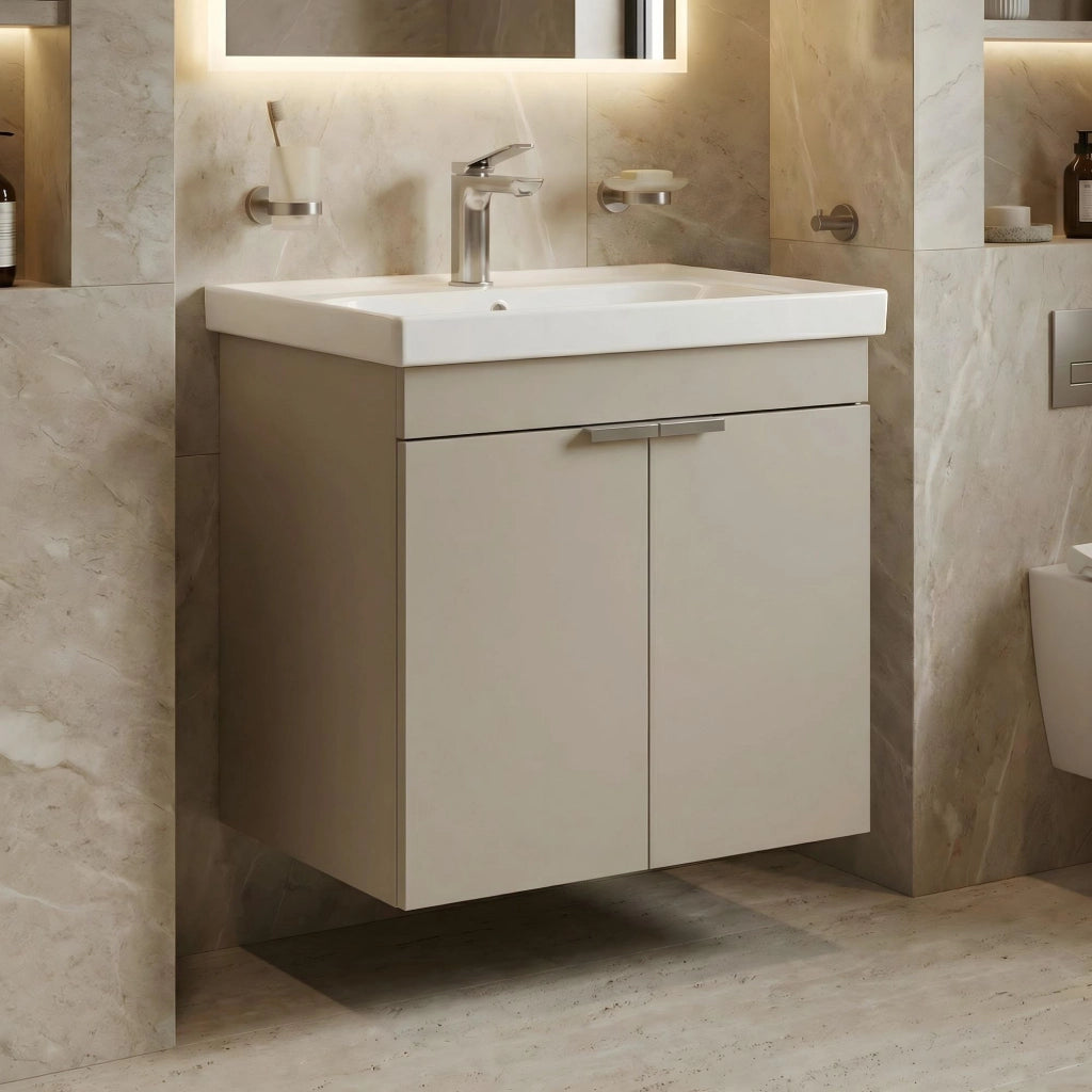 Mobile lavabo "Desna 60" - 60 x 45 x 58 cm - Sabbia