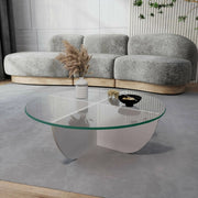 Jolanda, Tavolino da Salotto Forma Circolare, 90x90x30h cm Bianco