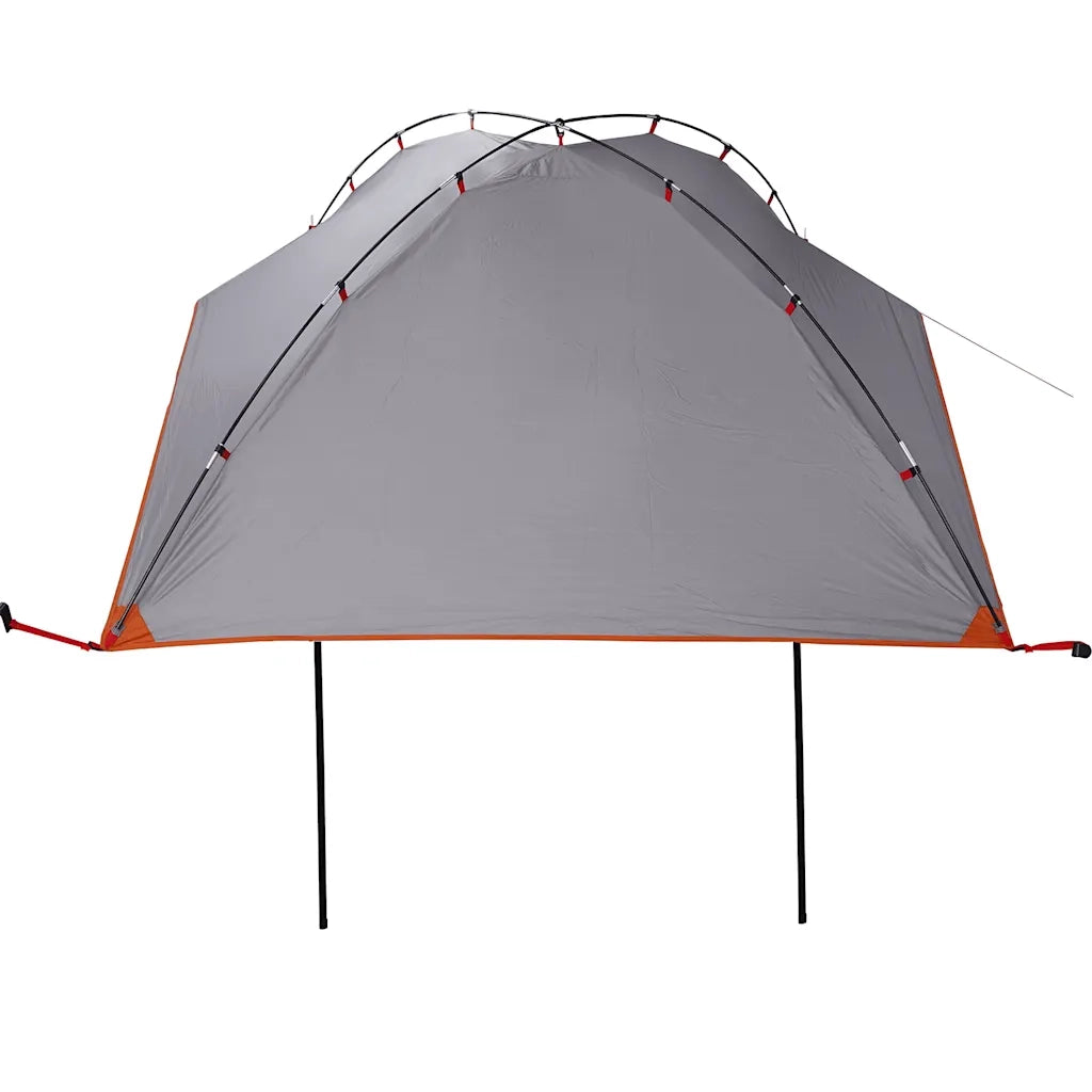 vidaXL Tenda da Campeggio per Auto Grigio e Arancione Impermeabile
