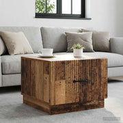 Tavolino da salotto con cassetto Legno antico 49 x 50 x 37 cm 895433